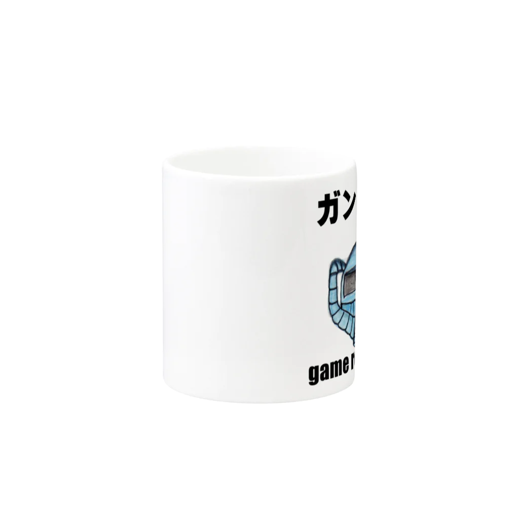 ガンバラル game recollection／レトロゲームYoutube配信のガンバラルgame recollectionマグカップ Mug :other side of the handle