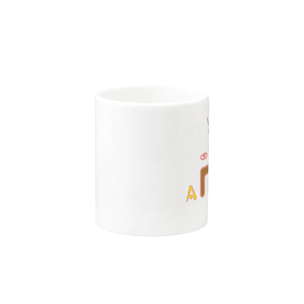 AIDARAのAIDARAロゴ Mug :other side of the handle