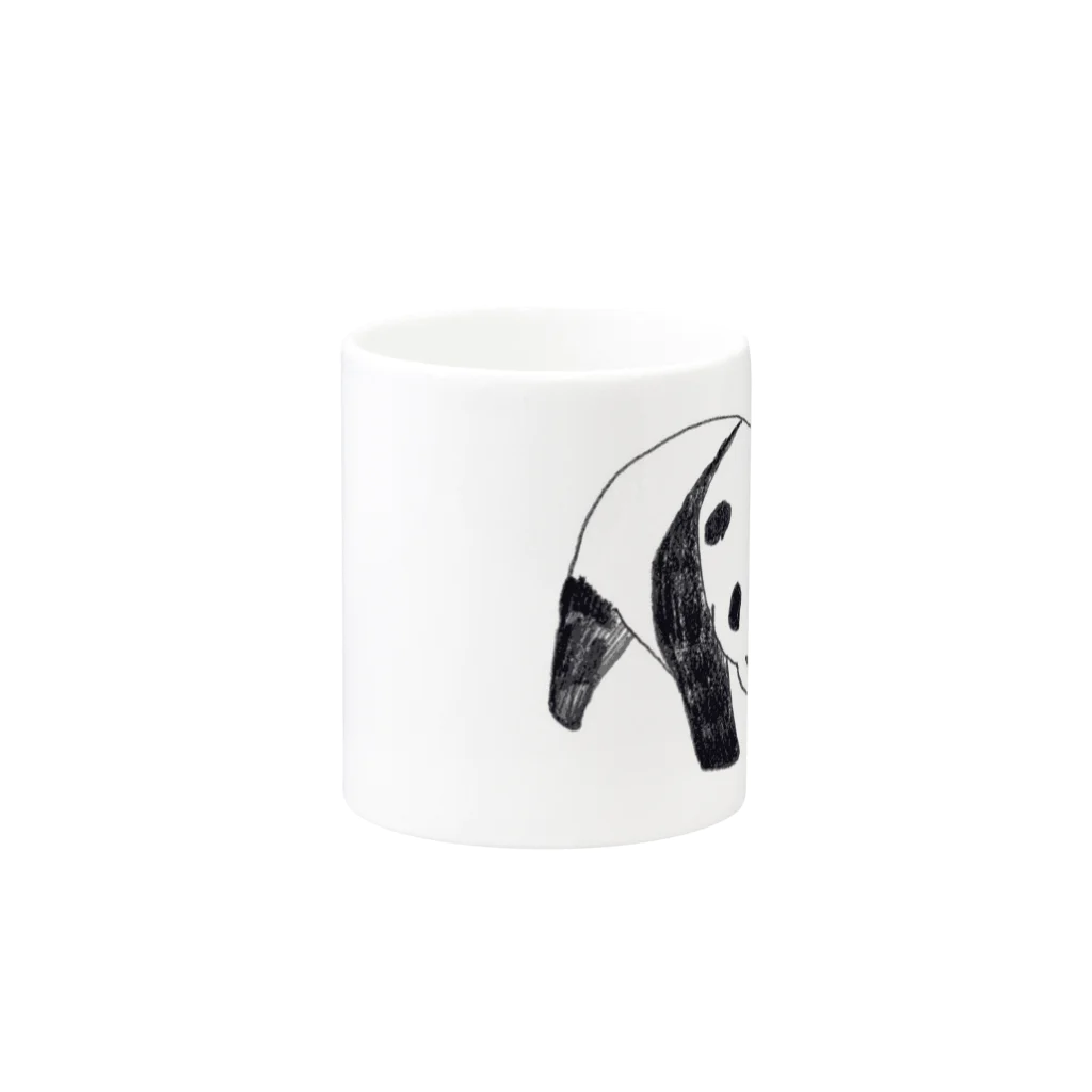 ふじの さきのぱぱパンダ Mug :other side of the handle