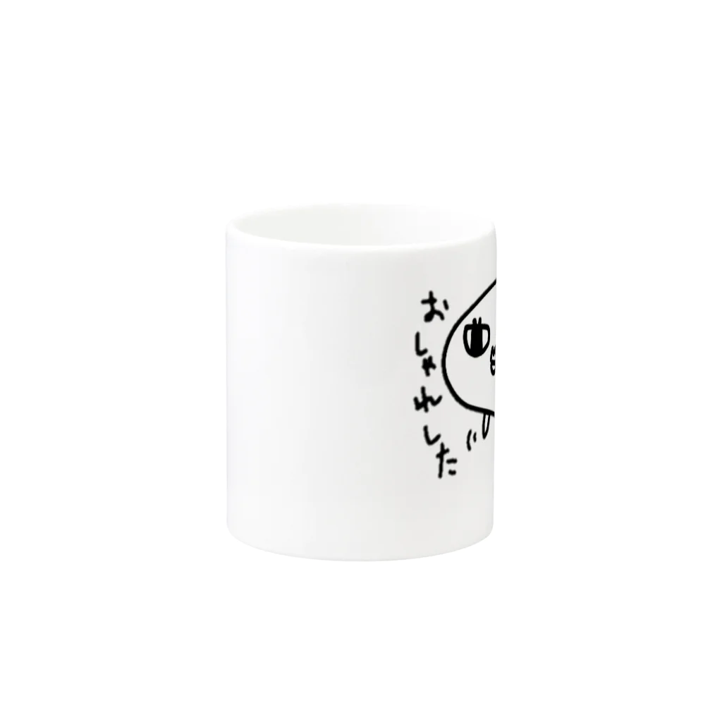 カニカニ！もりしろのおしゃれした Mug :other side of the handle