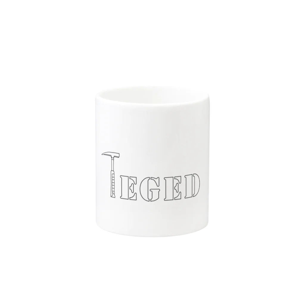 地質グループのTEGEDシリーズ１ Mug :other side of the handle