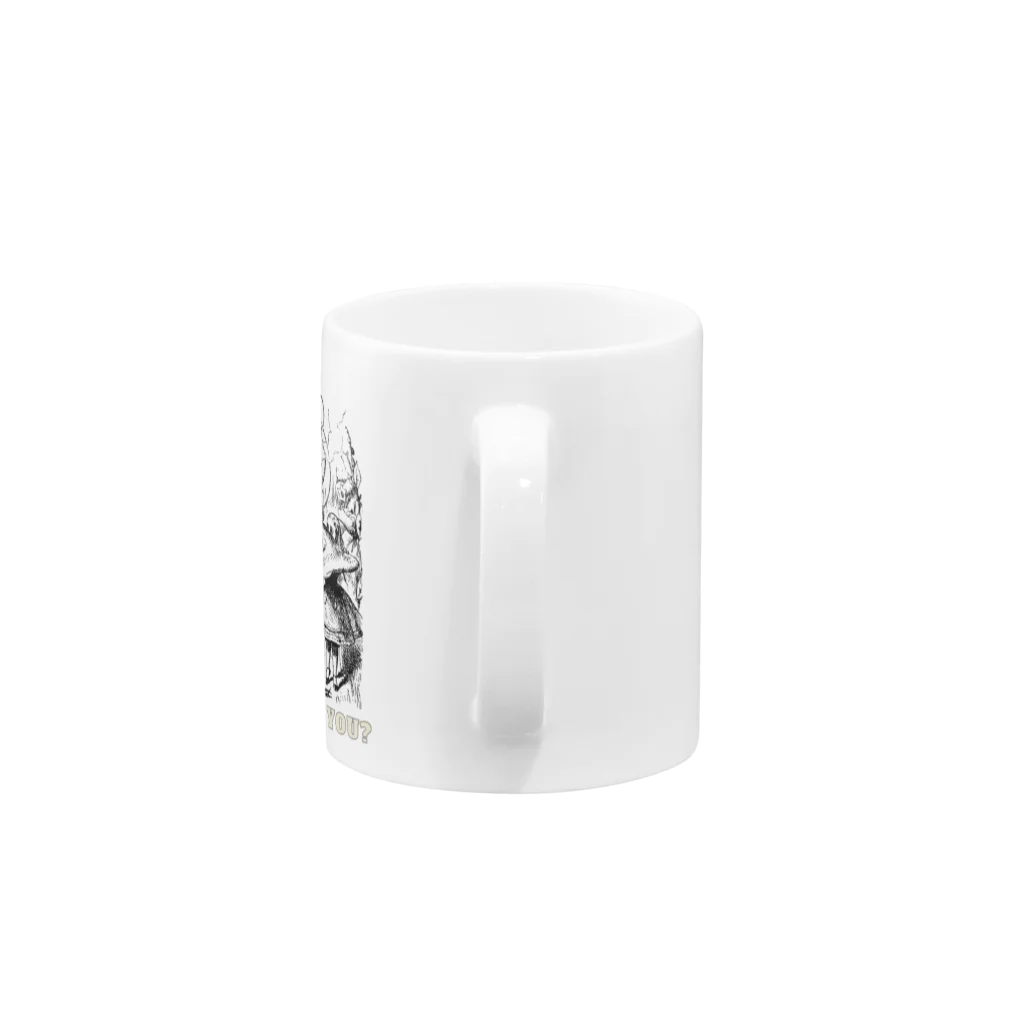 いるか工房のアリスと芋虫 Mug :handle