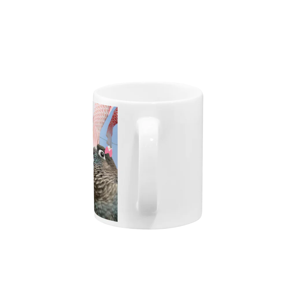 しゅがあさんですのからしとこいのぼり Mug :handle