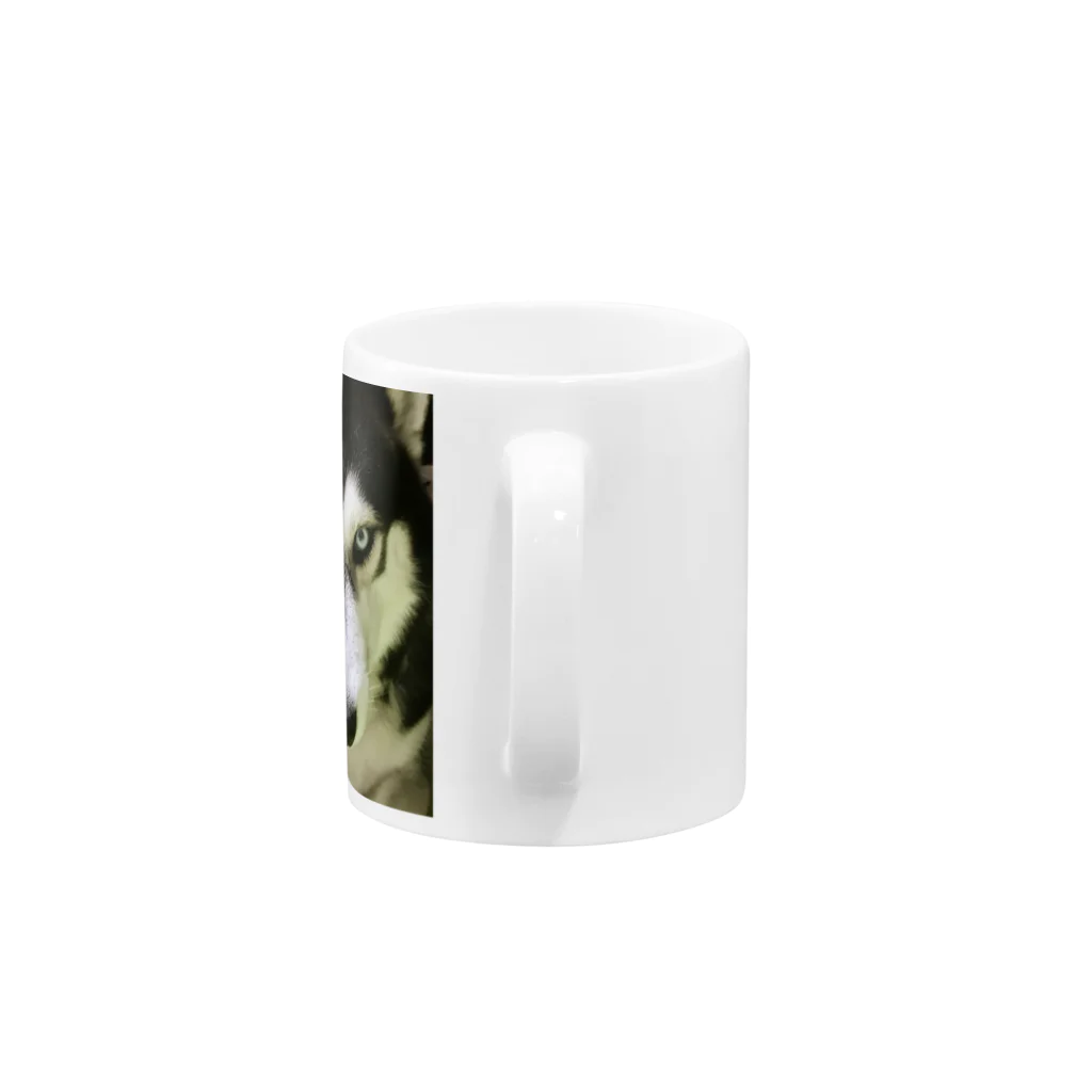 Husky'S Herb GardenのTHE ハスキー Mug :handle