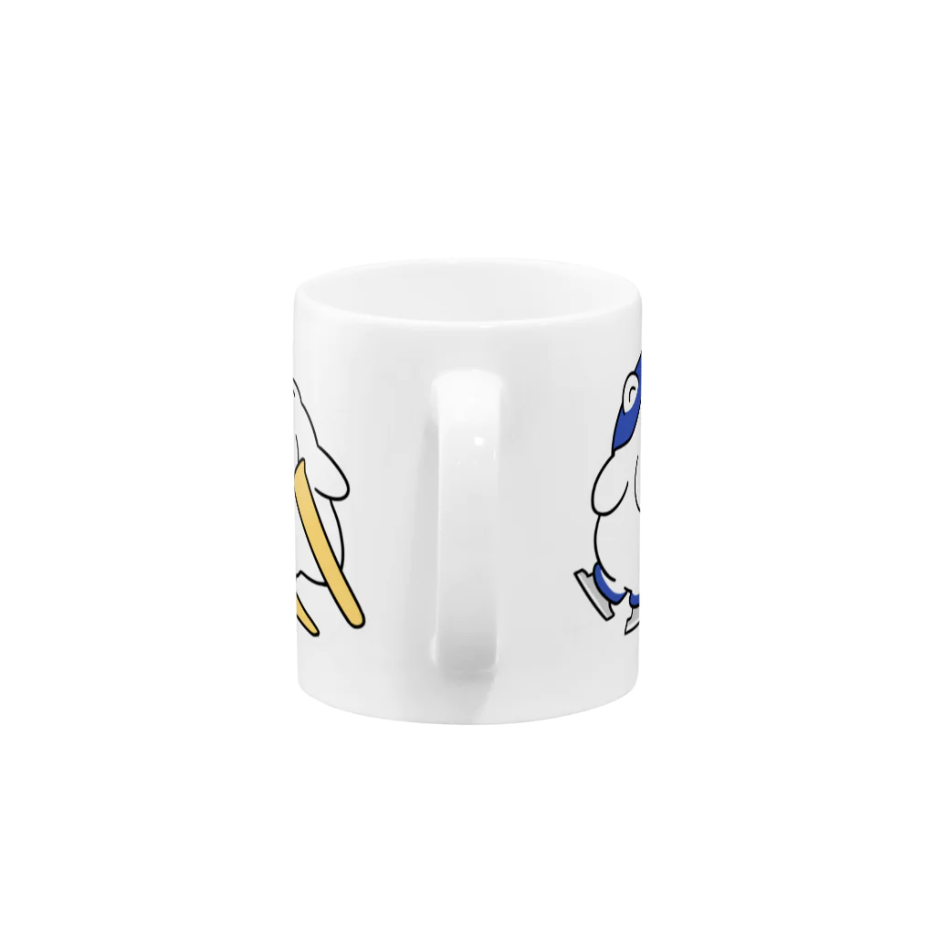 SleepingMuseumのWINTER COFFEE BREAKUMA Mug :handle