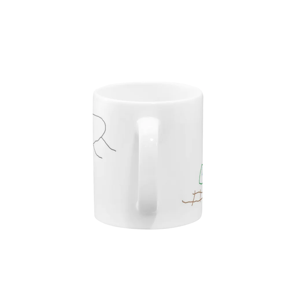 KorkBurningappleのらくがきアリ Mug :handle