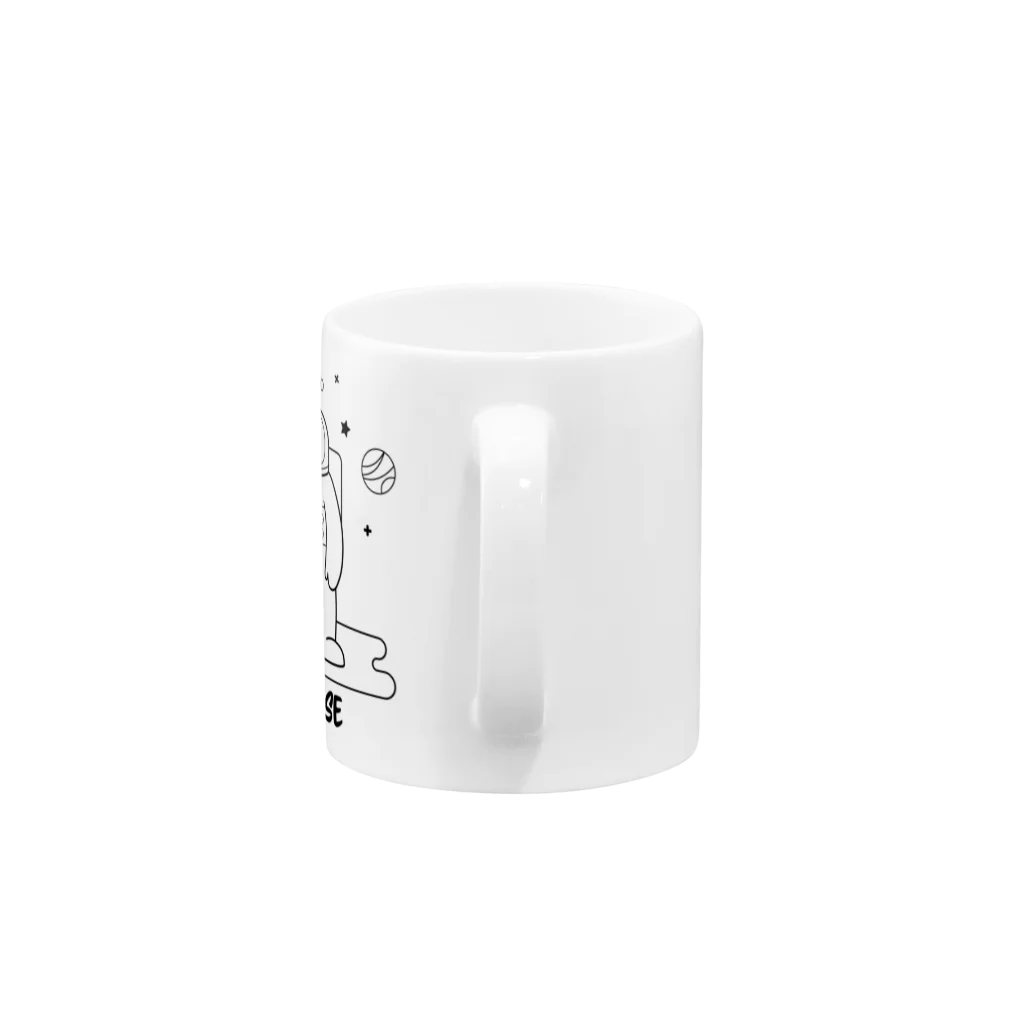 Double O のクリエイティブユニバース Mug :handle