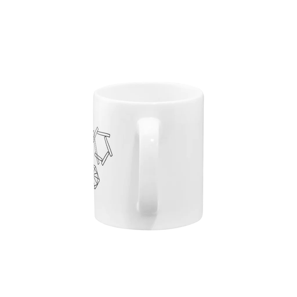 晴田書店のKYASHA Mug :handle