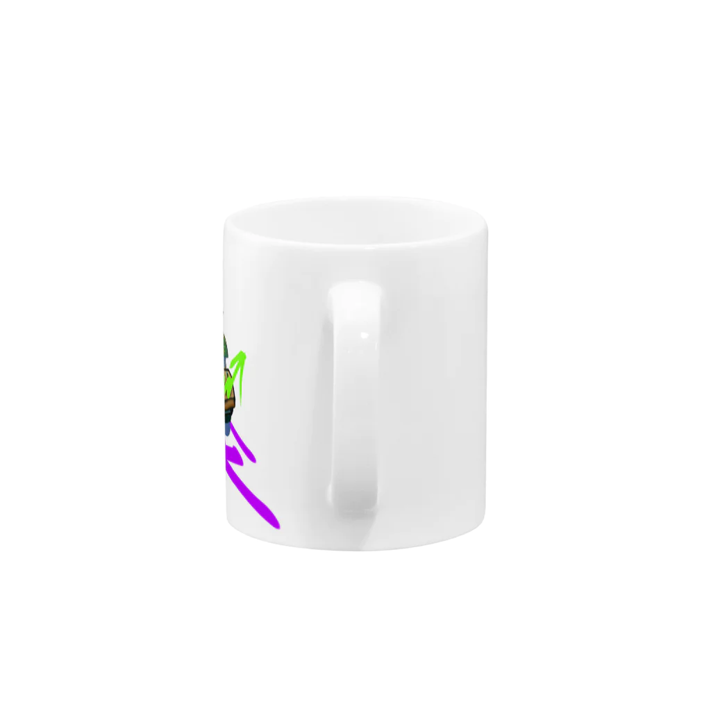 FS108(ファンタジスタ入れ歯)イラスト　絵描きのFS108 ゲンツキ Mug :handle