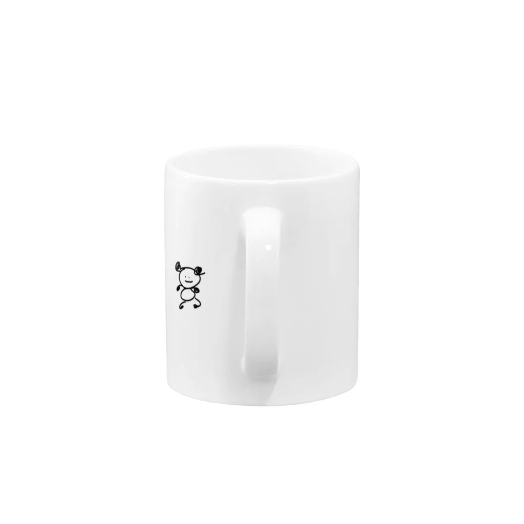 あにまるへんのパンダなんかへん Mug :handle