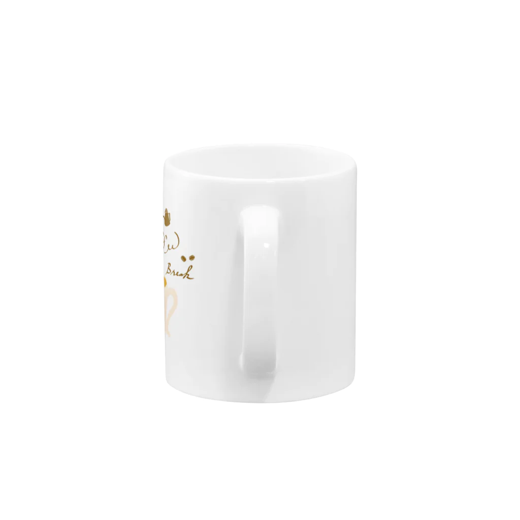 kiki25のcoffee time （コーヒータイム） Mug :handle