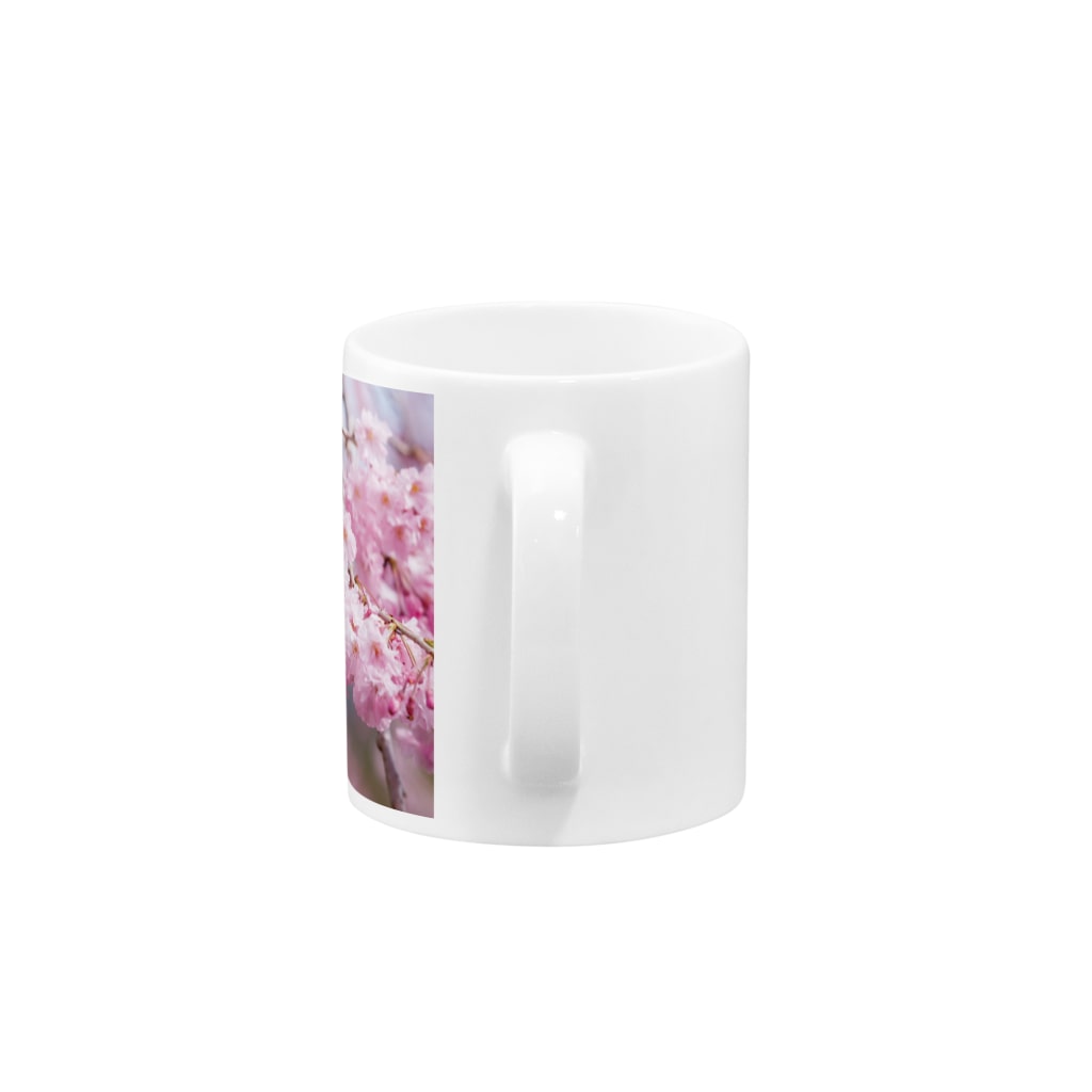 akane_art（茜音工房）の癒しの風景（八重桜） Mug :handle