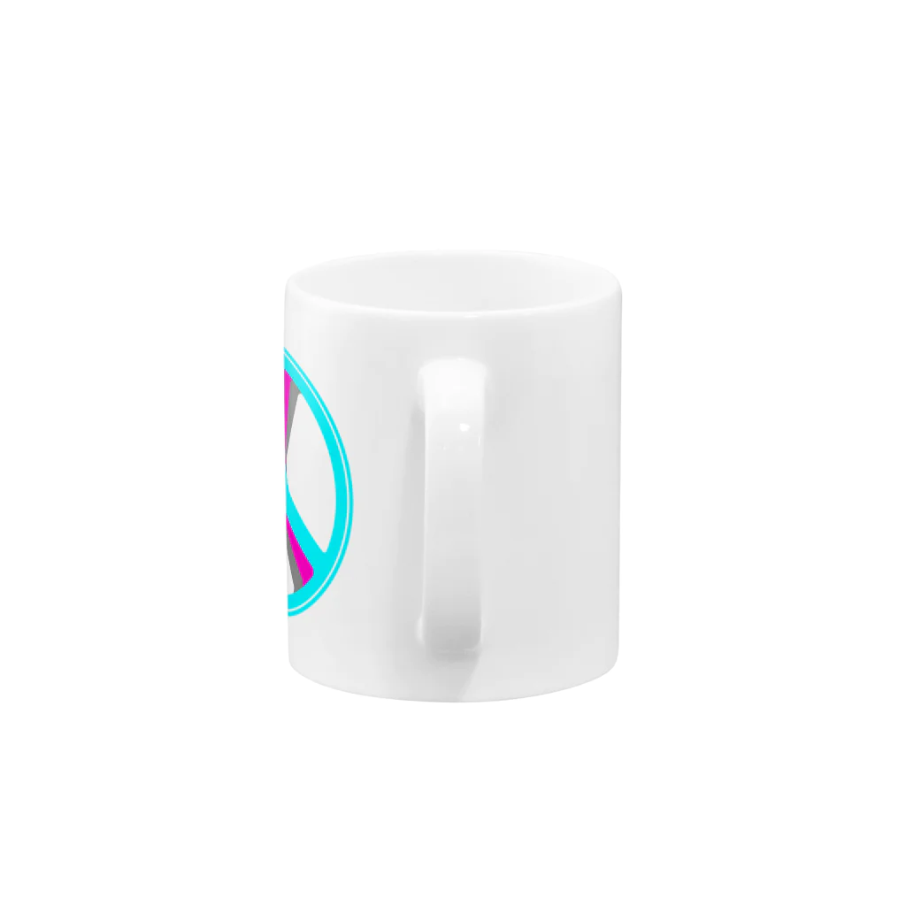 komgikogikoの3バトンホイール Mug :handle