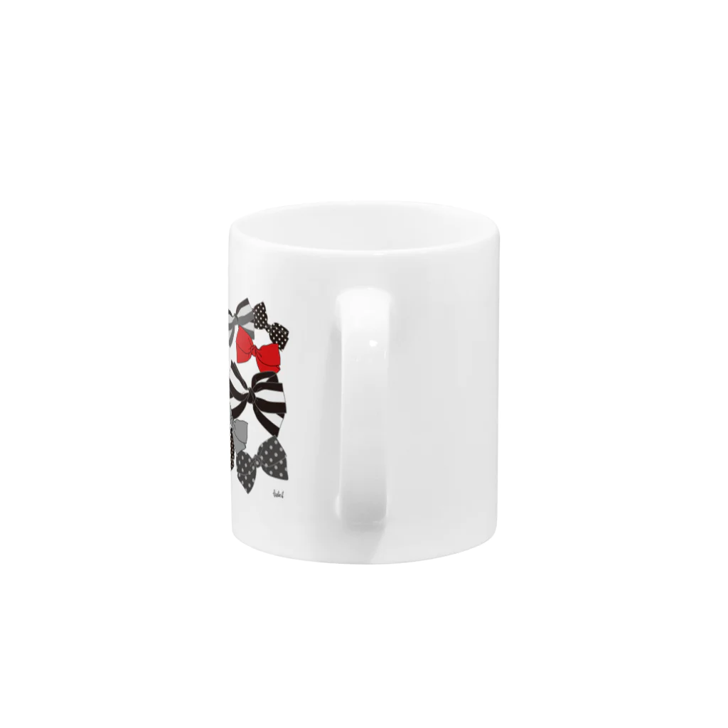 iiiiのribonbon Mug :handle