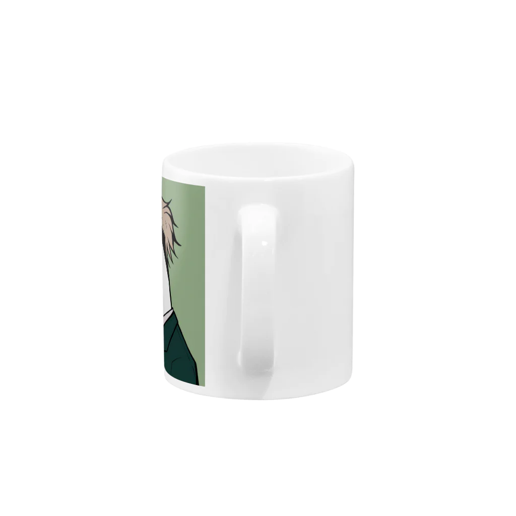 UmaJockey's ShopのUMAGAO collection Mug :handle