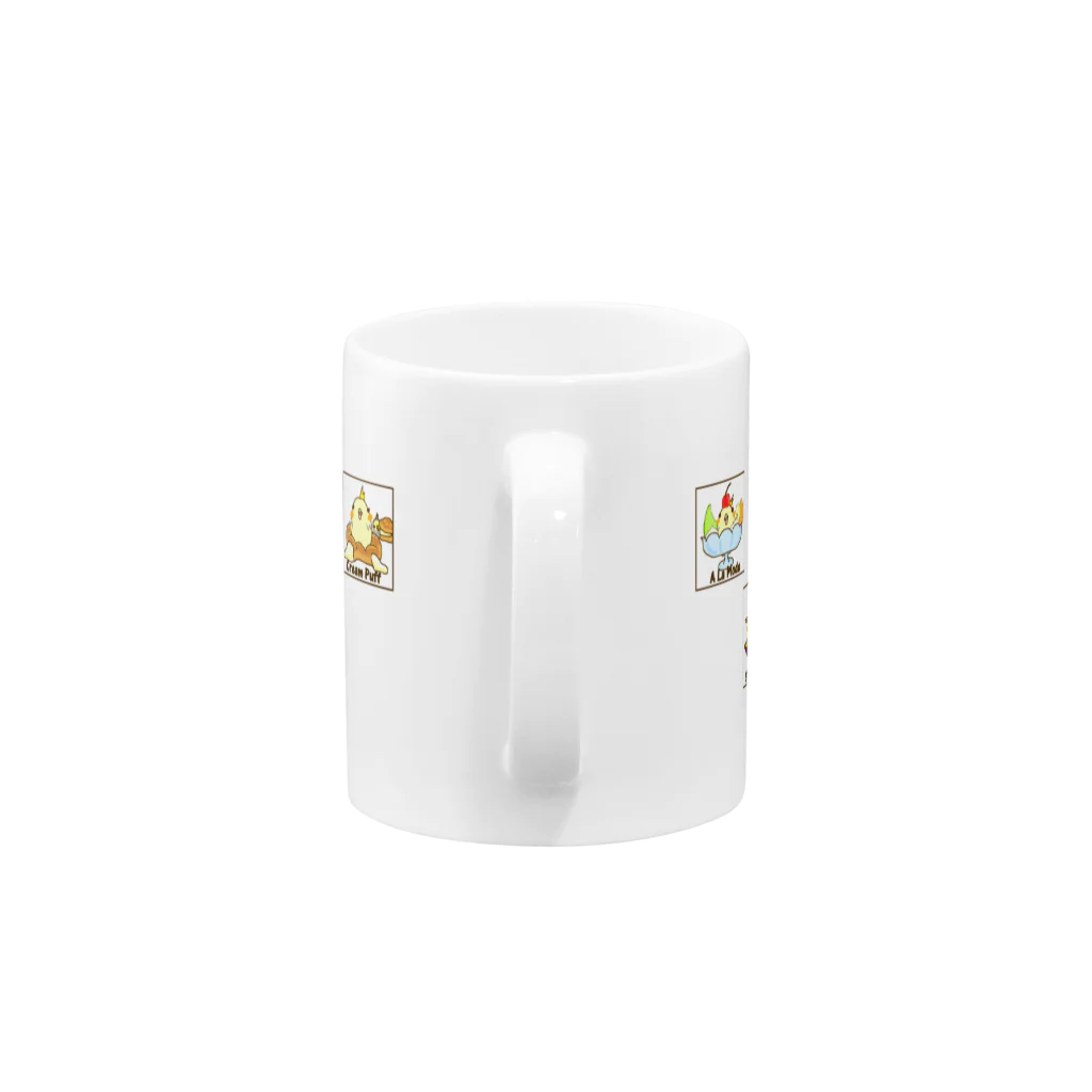 音ギョリ荘のLove オヤツ Mug :handle