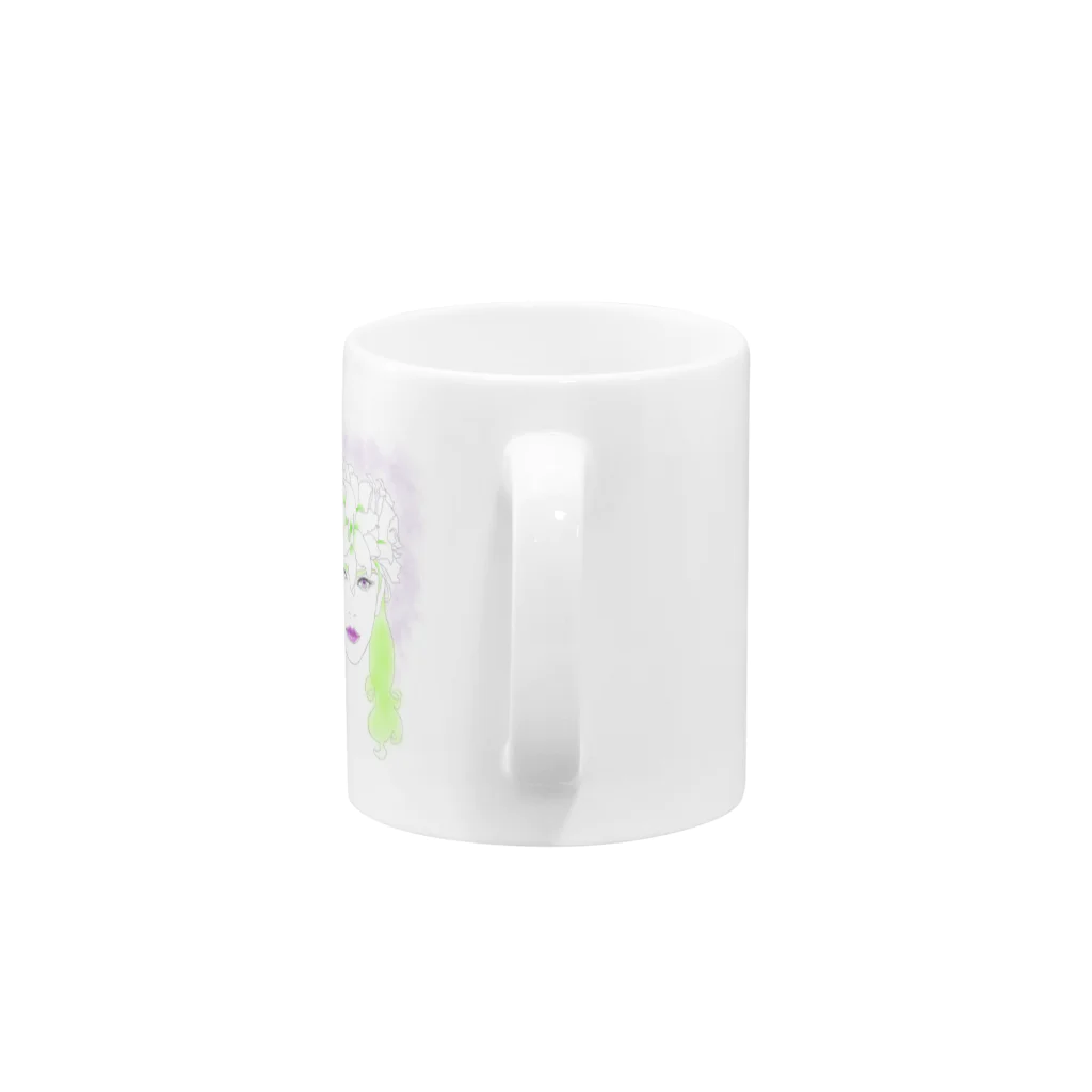 おてんきやのアマリリス Mug :handle