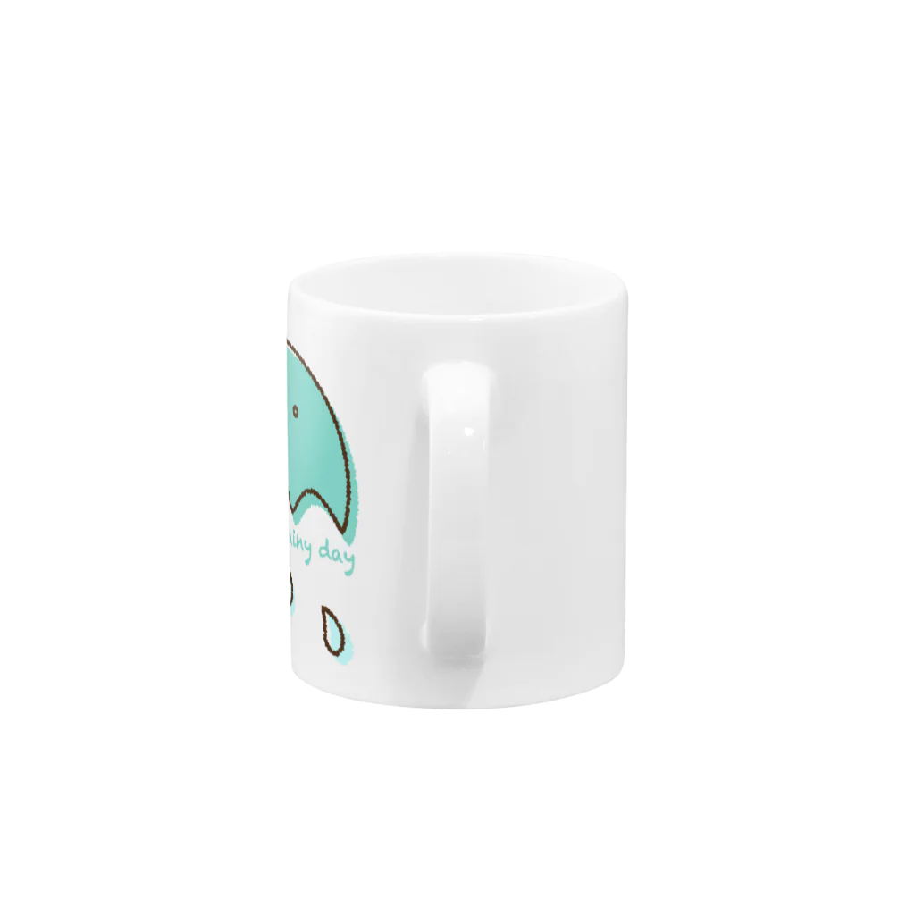 DO-DEMO Factoryの雨の日 Mug :handle