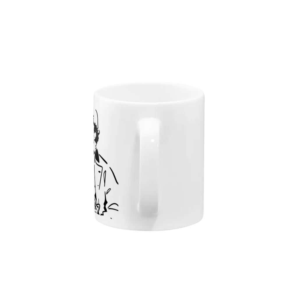 山形屋米店の土方 歳三（ひじかた としぞう） Mug :handle