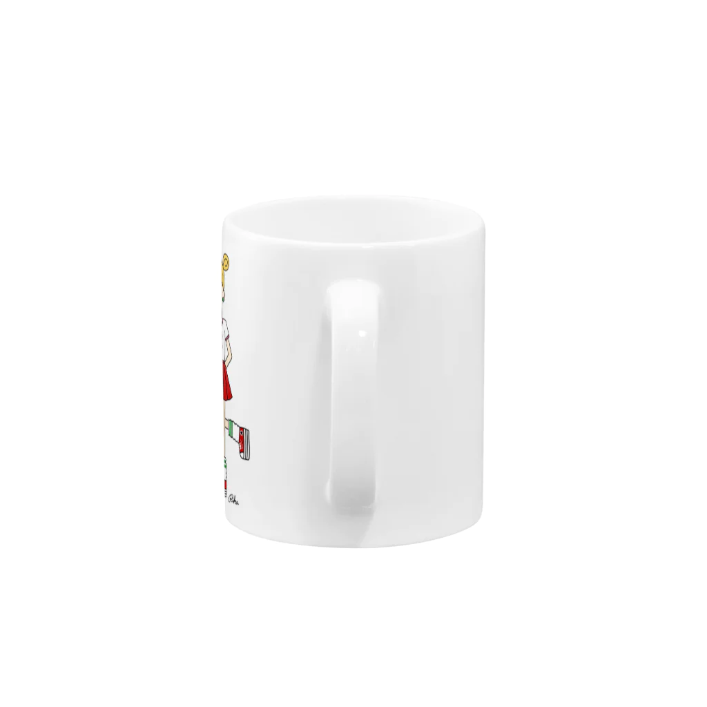 りかちょびの店のBくんBちゃん Mug :handle