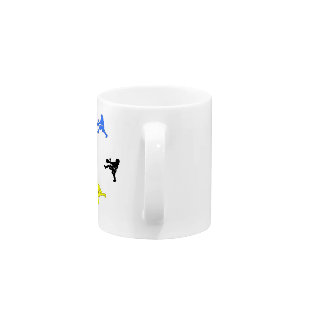 greetenのテニスめいいっぱい テニス Mug :handle