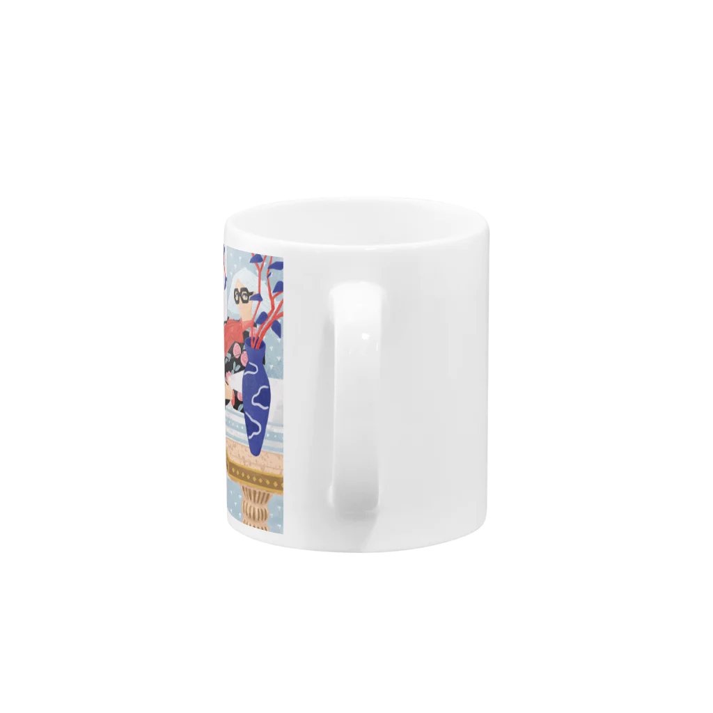 Ko. Machiyama online shopのNo.211201-01 Mug :handle