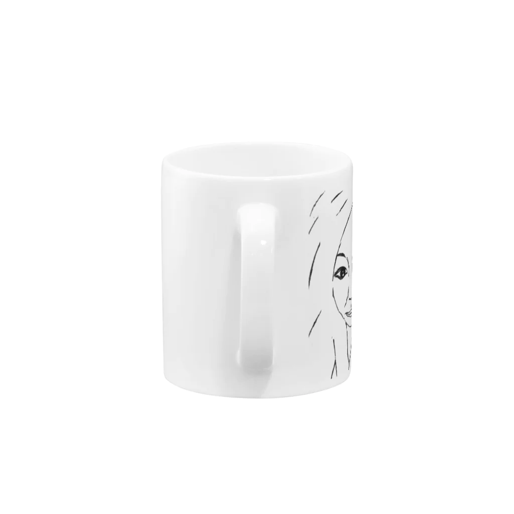 BOLTLESS_CORPc58i.のBEAUTIFUL LADY [ J ] !! Mug :handle