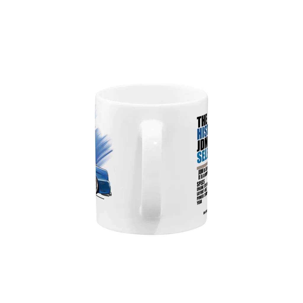 Frydayの車のマグ（マリンブルー） Mug :handle