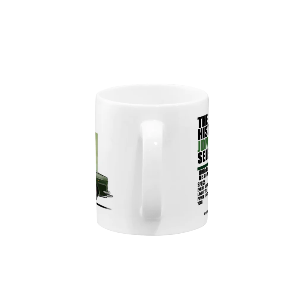 Frydayの車のマグ（グリーン） Mug :handle