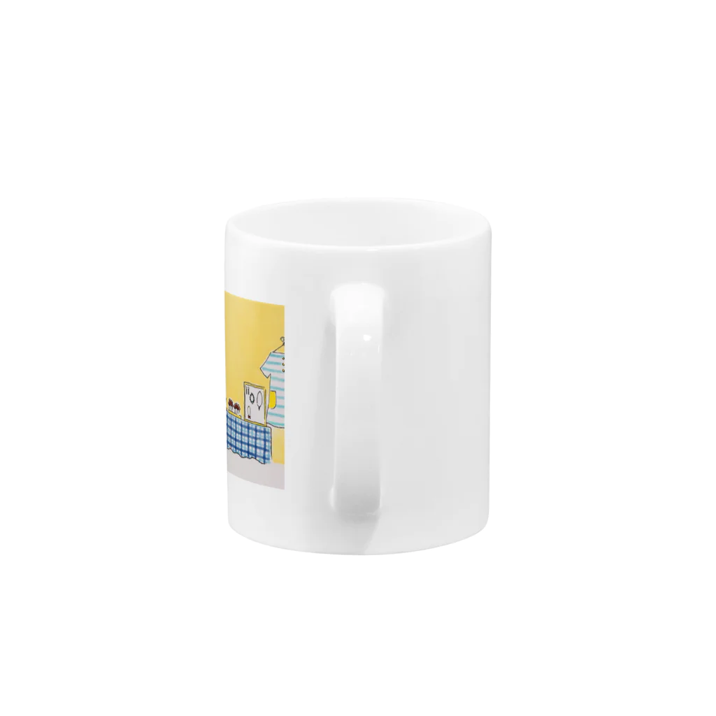 riyureのキママーケット Mug :handle