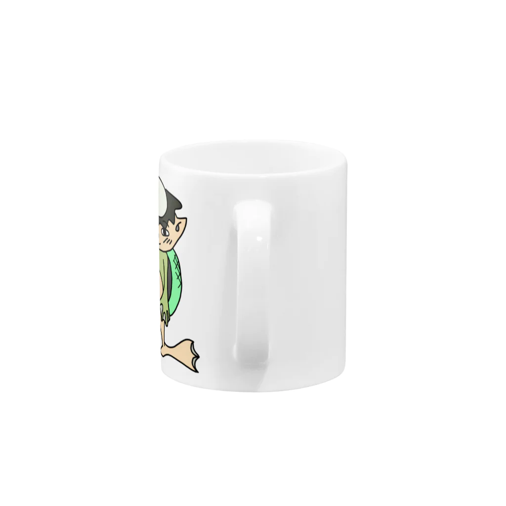 とりのすのかっぱ Mug :handle