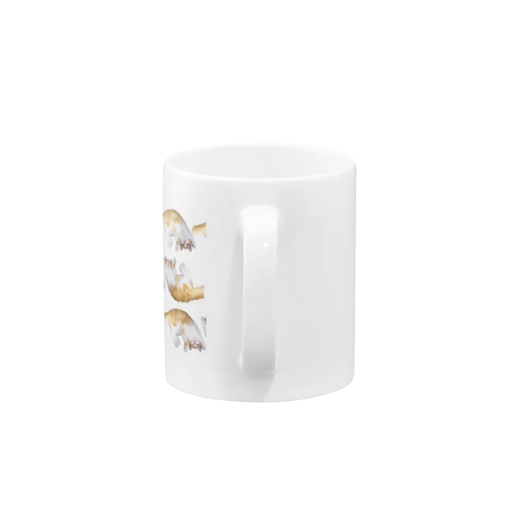 recy_coの寝る猫 Mug :handle