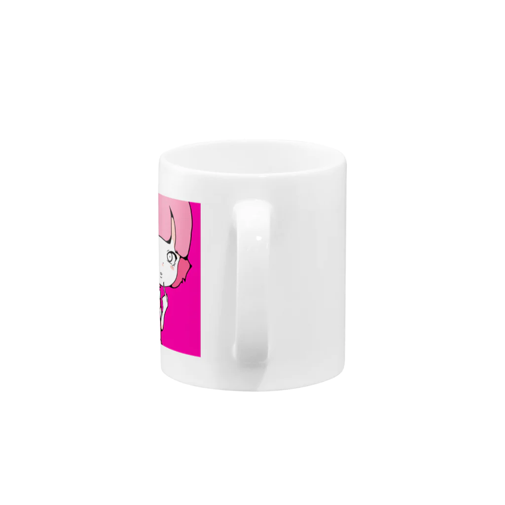 INVASIONのピンク大好き Mug :handle