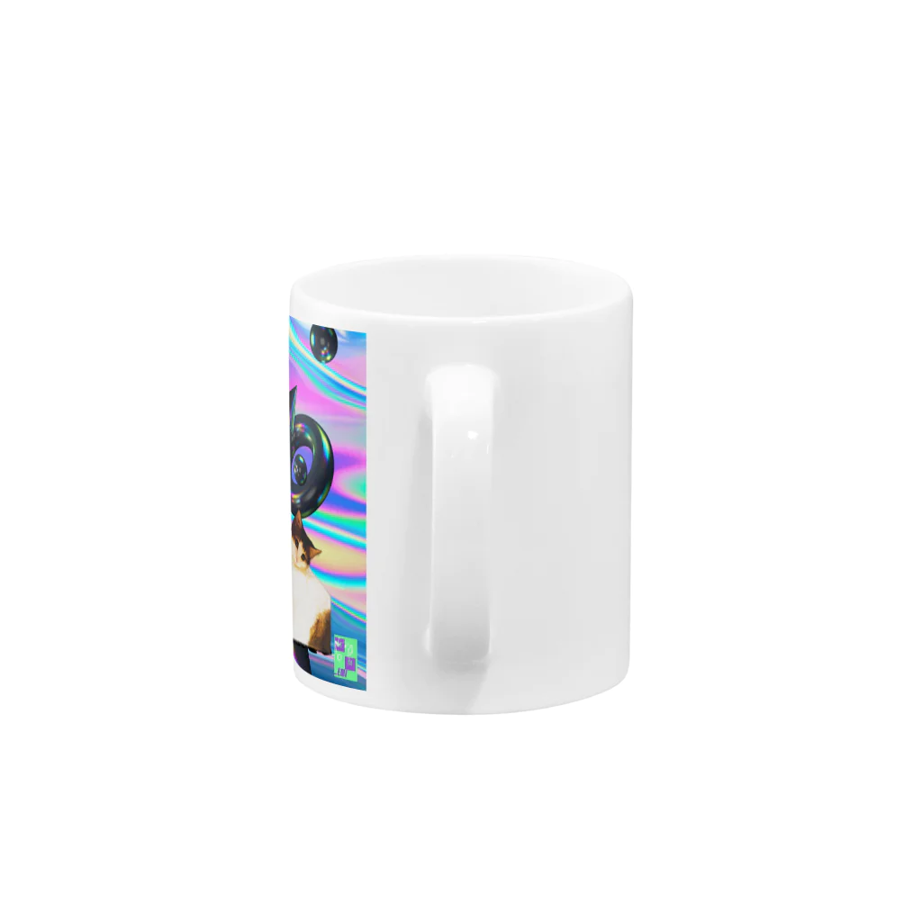 momo_emiのネオン2022 Mug :handle