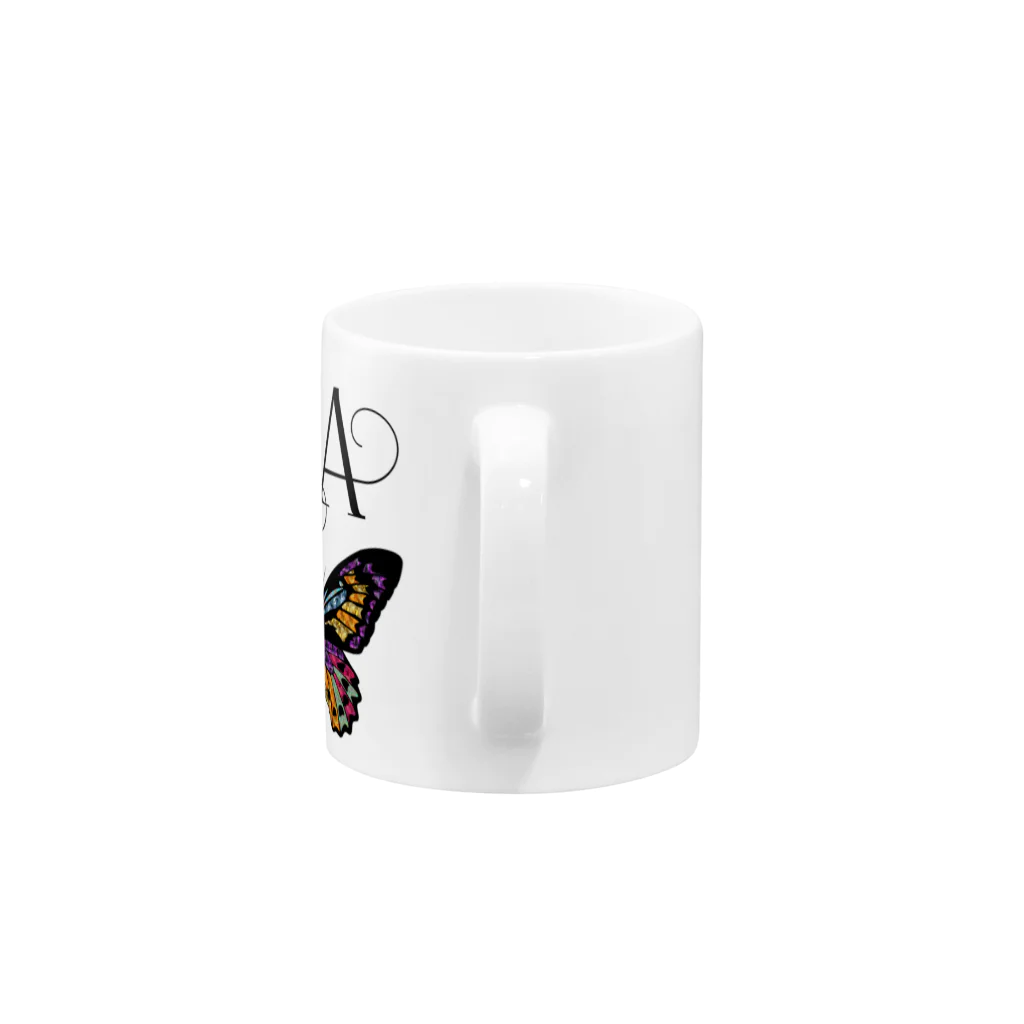 xmosaicxの01A・蝶 Mug :handle