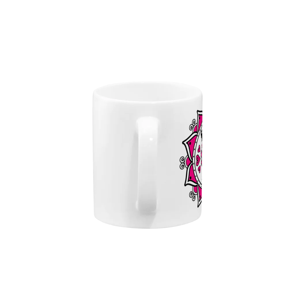 nampの*fan D na*ロゴ Mug :handle