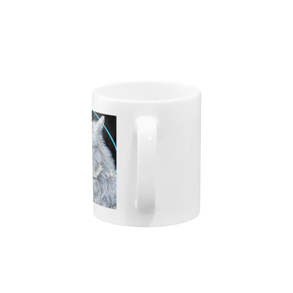 Yoshimi art works のWolf Mug :handle