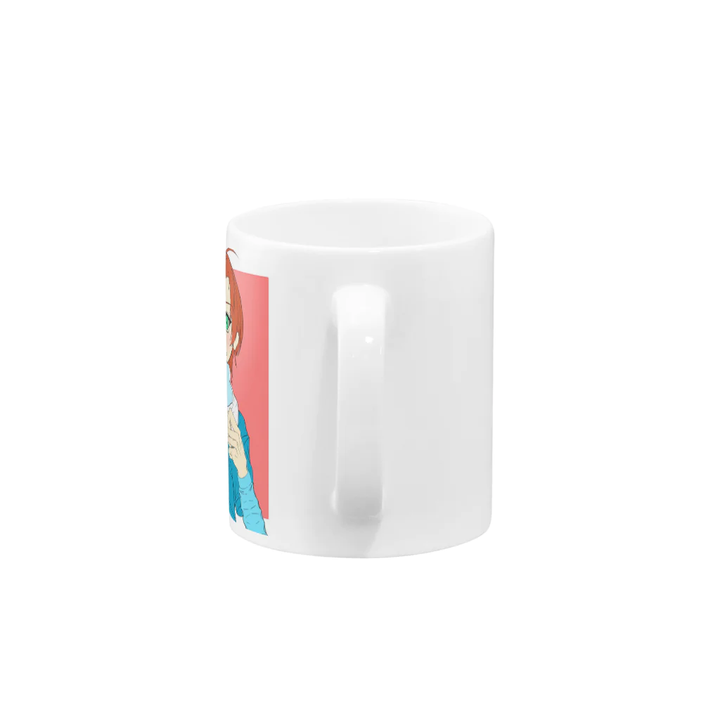 アレグリアのむぎちゃオリジナル Mug :handle