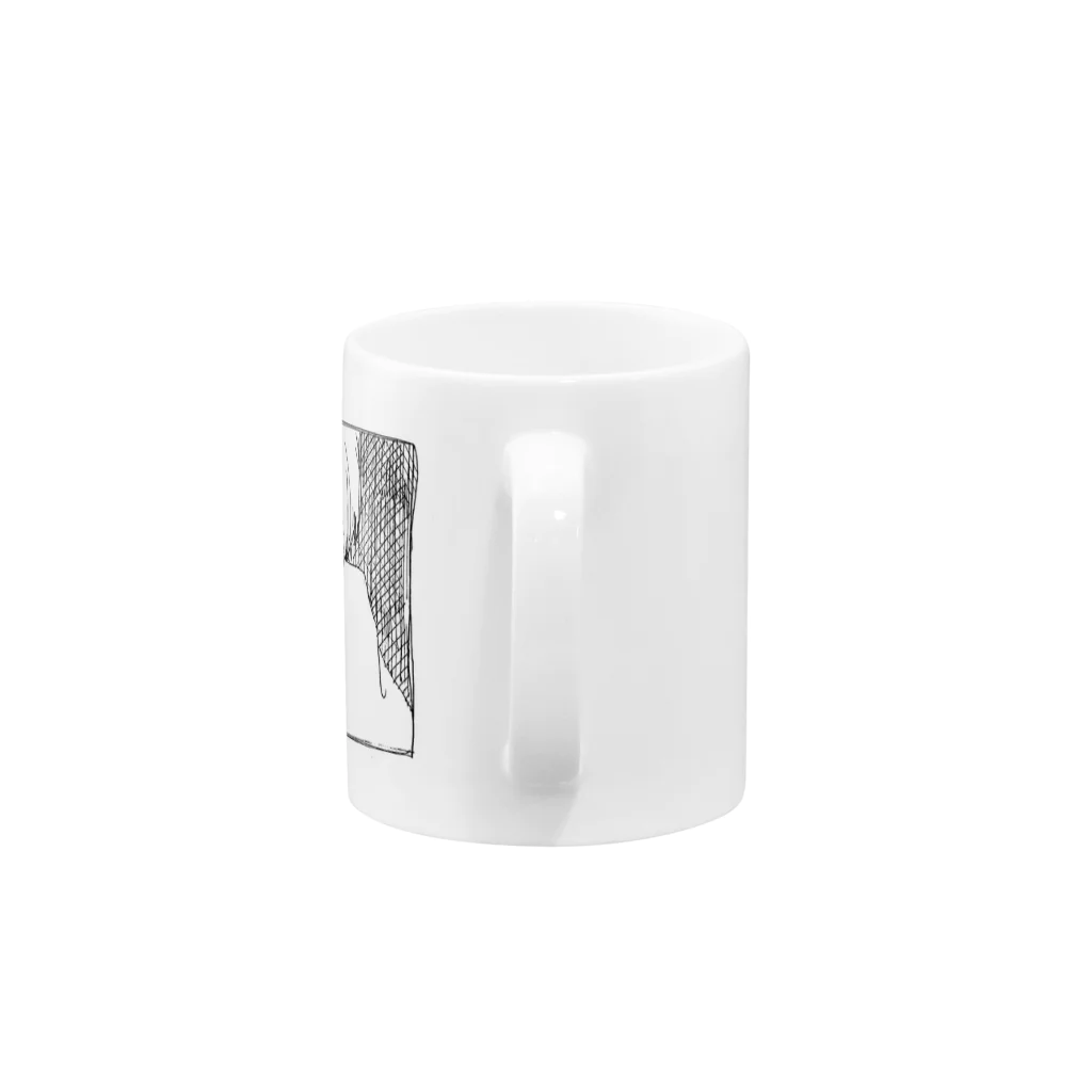 なつみのひげマッシュ Mug :handle