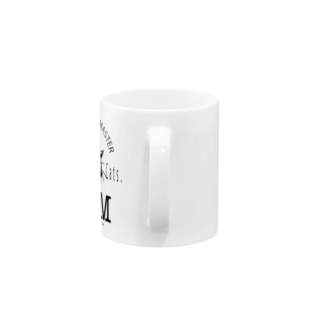 まるの世界はにゃんのもの　禅ロゴStyle Mug :handle