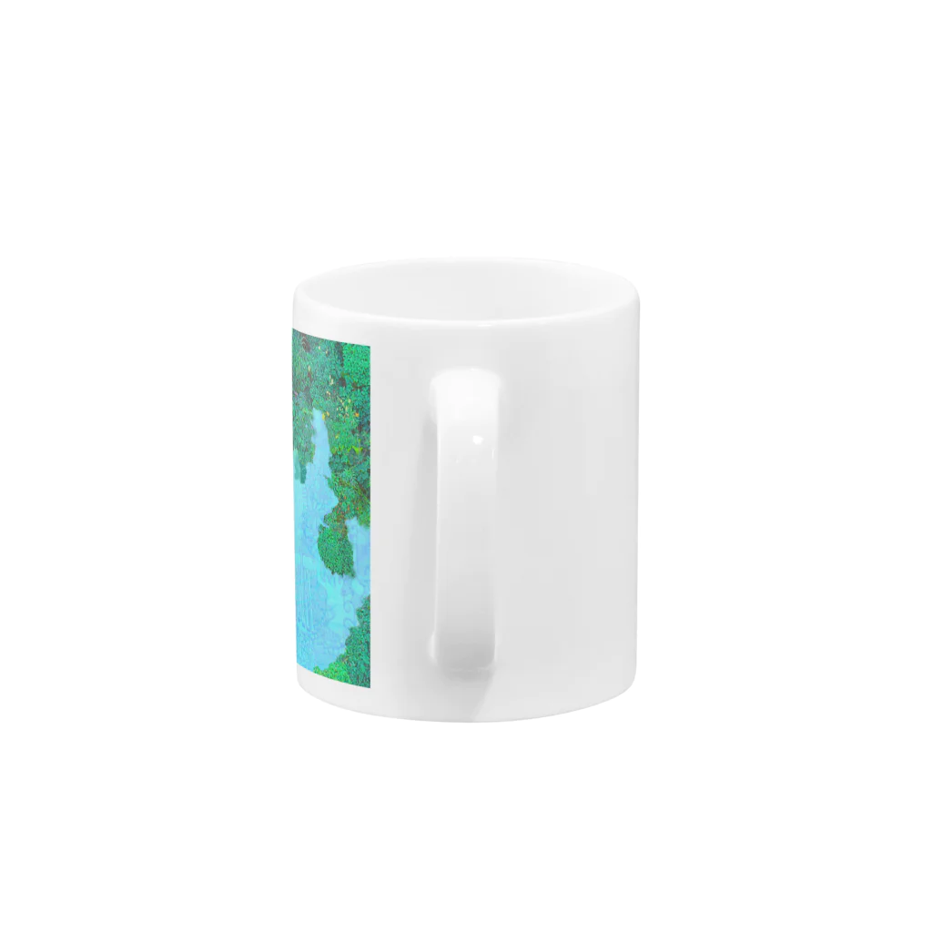 Rambutanの隠れパンダ Mug :handle