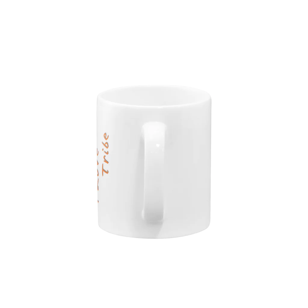 ミラくまのI LOVE Tribe 縦文字 Mug :handle