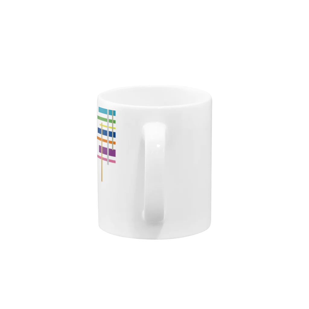 フォーヴァの格​子 Mug :handle