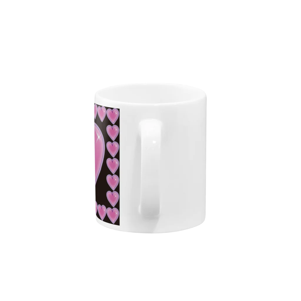 Drecome_Designの【沢山囲まれて】heart harem【逃げ場無し】 Mug :handle