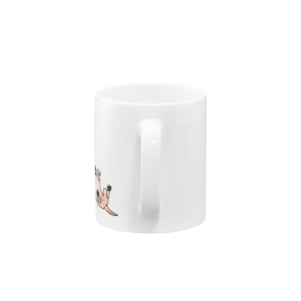 biroproのLoveLabra onaka Mug :handle