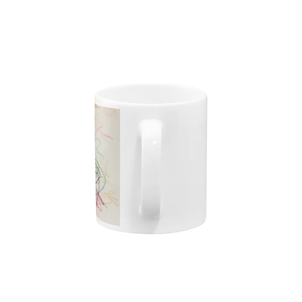 子どもの絵の無題1 Mug :handle