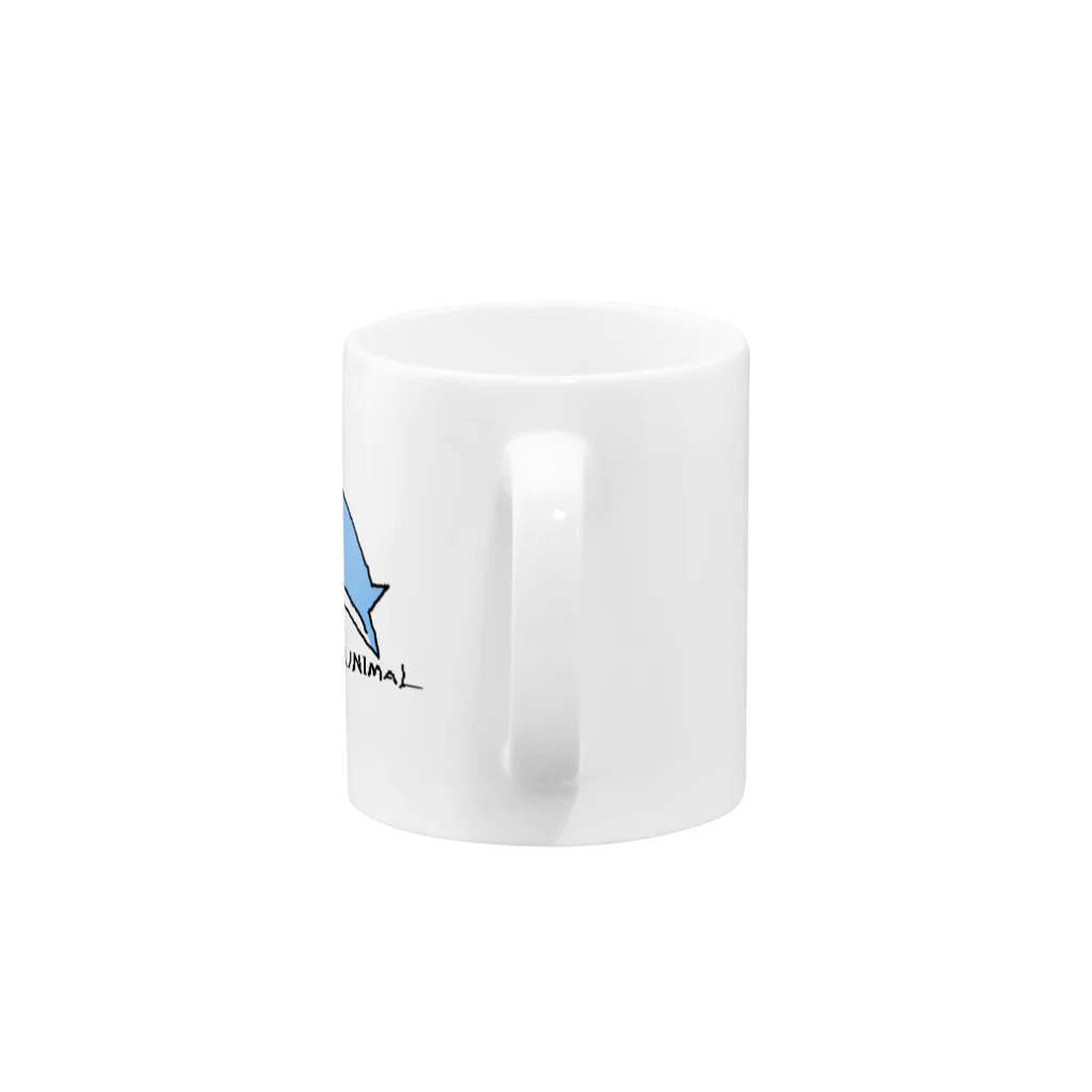 yunimalのバンドウイルカ Mug :handle