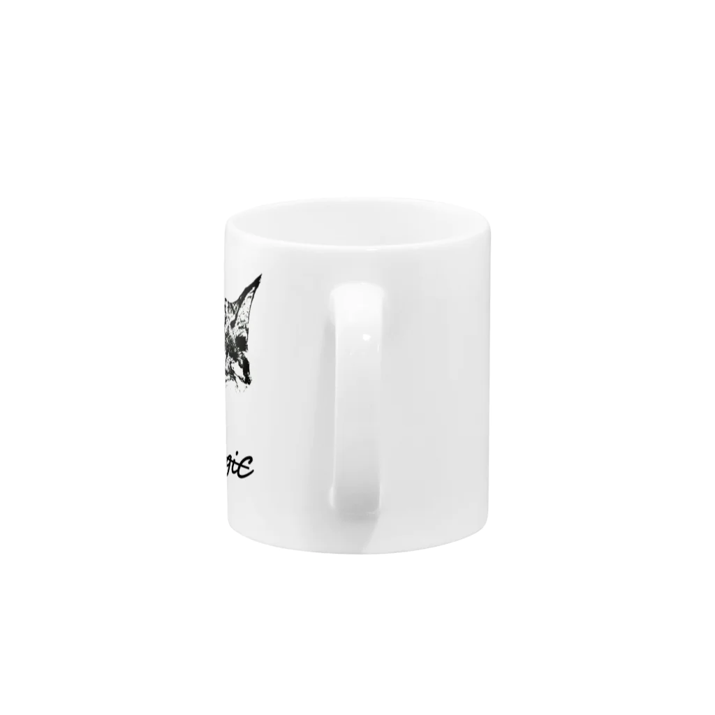 CatsalgiCのCatsalgiC《オリジナルロゴ》 Mug :handle