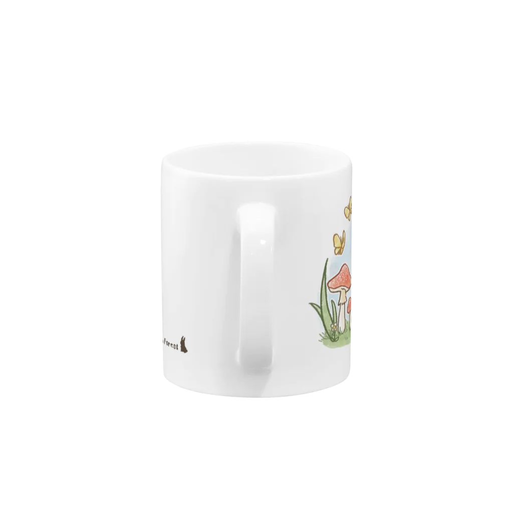 とりたひなこのきのこの森 Mug :handle