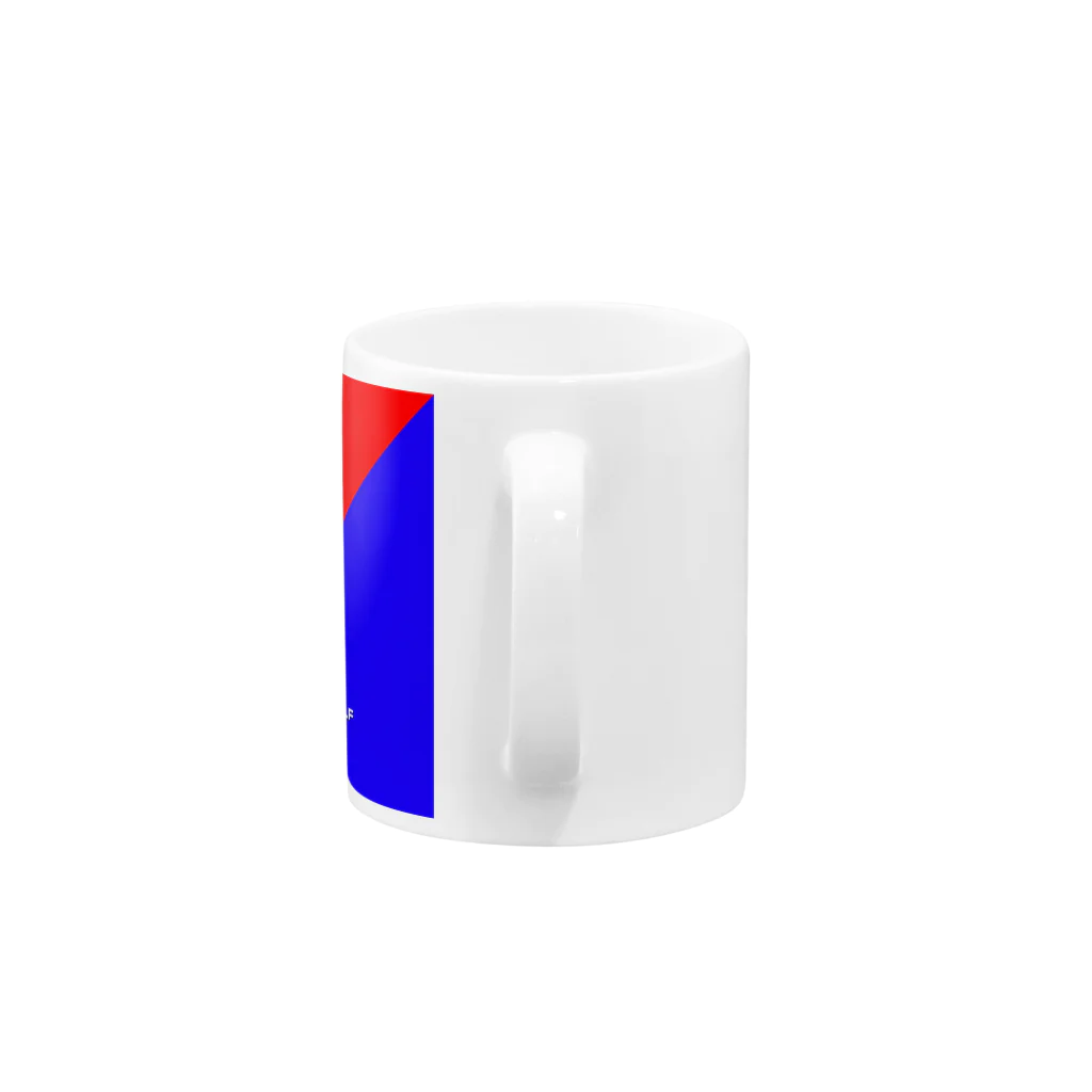 TANUKICHIの文字シリーズ『絶対勝利』 Mug :handle